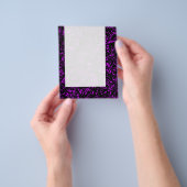 Panel 070 - Abstract Lines - Purple チラシ (手)