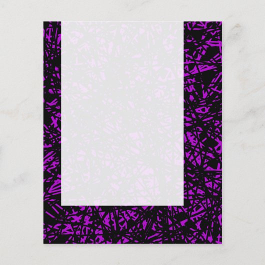 Panel 070 - Abstract Lines - Purple チラシ (正面)
