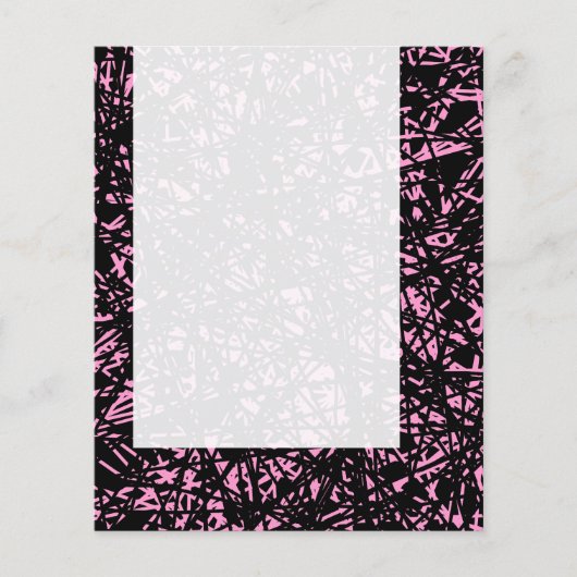 Panel 072 - Abstract Lines - Pink チラシ (正面)