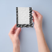 Panel 092 - Abstract Lines チラシ (手)