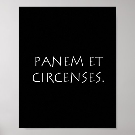 Panem et circenses ポスター (正面)