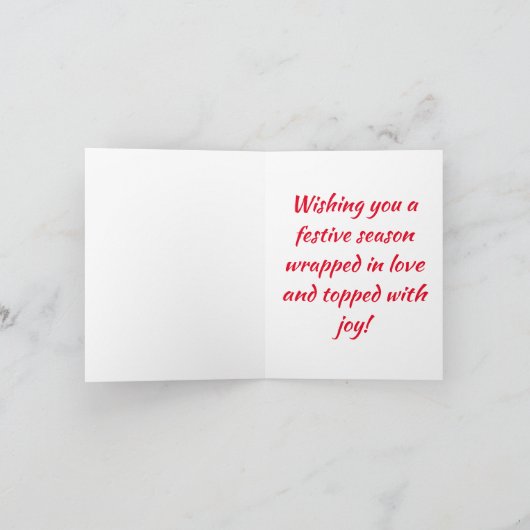 Panettone、典型的なイタリアンクリスマスの甘さ カード (内部)