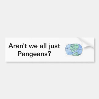 Pangeaのバンパーステッカー バンパーステッカー