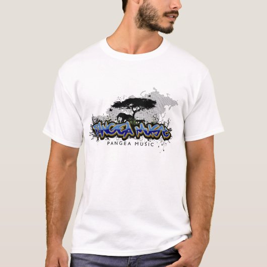 PANGEA音楽Logo2 Tシャツ (正面)
