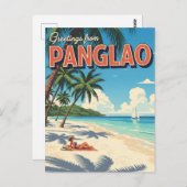 Panglao Island Philippines Travel ポストカード (正面/裏面)