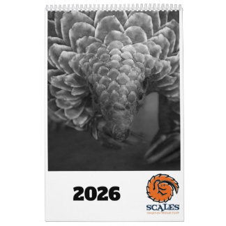 Pangolin Rescue Fund Calendar 2026 カレンダー