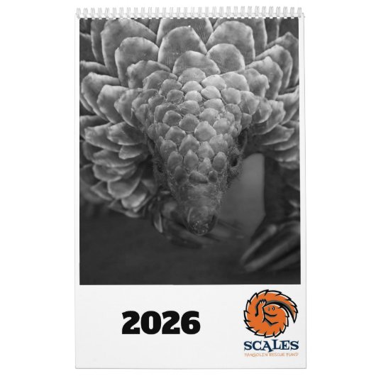 Pangolin Rescue Fund Calendar 2026 カレンダー (カバー)
