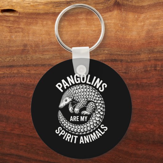 Pangolins Srit Animals Funny Pangolin  キーホルダー (正面)