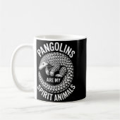 Pangolins Srit Animals Funny Pangolin  コーヒーマグカップ (左)