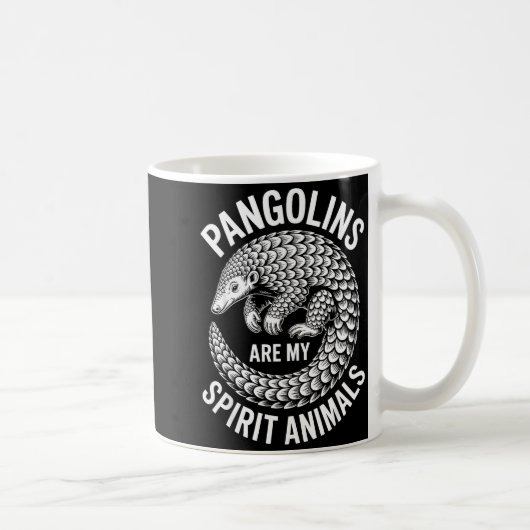Pangolins Srit Animals Funny Pangolin  コーヒーマグカップ (右)