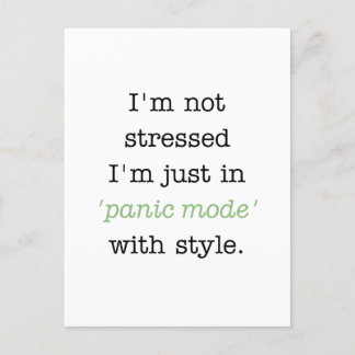 Panic Modeのスタイル ポストカード