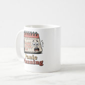 Panic Planning | Burnout Culture Humor コーヒーマグカップ (正面左)