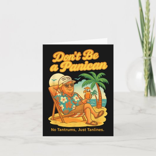 Panican No Tantrums Just Tanlines Trump カード (正面)