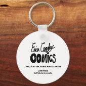 panicky cartoon character キーホルダー (裏面)