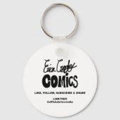 panicky cartoon character キーホルダー (裏面)