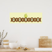 Panjtan Pak名書道 ポスター (キッチン)