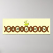 Panjtan Pak名書道 ポスター (正面)