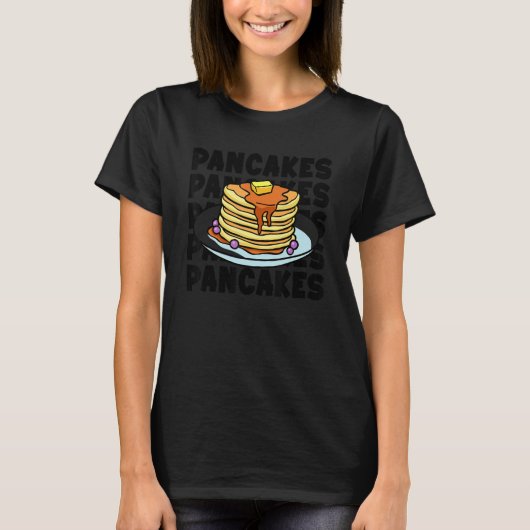 Pankecake Maker Breakfast Pancake Day Pancakes Tシャツ (正面)