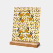 Panneau en Acrylique Panier de Citrouilles アクリルサイン (傾斜)