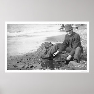Panning for Gold Alaska 1907 ポスター