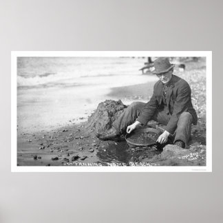 Panning for Gold Alaska 1907 ポスター
