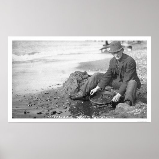 Panning for Gold Alaska 1907 ポスター (正面)