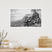 Panning for Gold Alaska 1907 ポスター (キッチン)