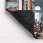 Pannini -モダンなローマの眺めのギャラリー マウスパッド (コーナー)