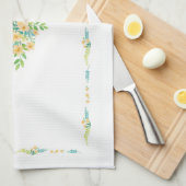 Paño con diseño "Flores del campo" キッチンタオル (四つ折り)