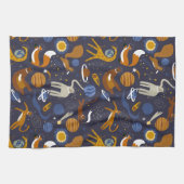Paño de cocina Animals Outer Space キッチンタオル (横)