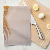 Paño de cocina con maíz en acuarela キッチンタオル (四つ折り)