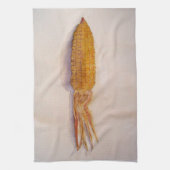 Paño de cocina con maíz en acuarela キッチンタオル (縦)