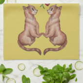 Paño De Cocina Los amantes de frutillas  キッチンタオル (折り畳み)