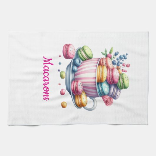 Paño de Cocina Macarons キッチンタオル (横)