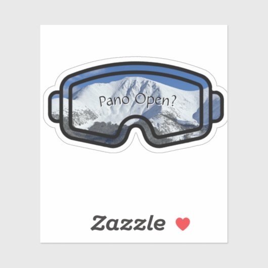 Pano Open Custom-Cut Vinyl Sticker シール (シート)