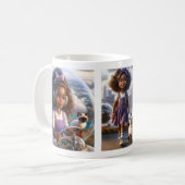 Panola & Gata Adventure Mug | Imagination, Friends コーヒーマグカップ (正面左)