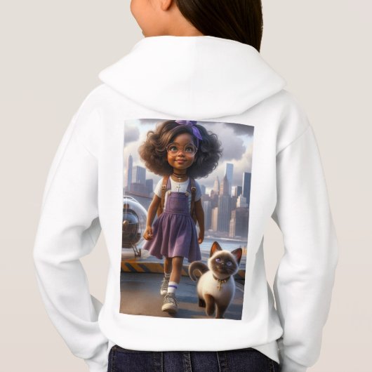 Panola & Gata Transparent Travel Adventure Hoodie (裏面)