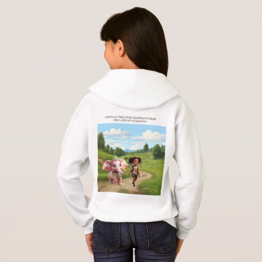 Panola & Ivory Elephant Adventure Hoodie (裏面フル)