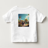 Panola Mommy & Daddy Bonding Moments T-Shirt トドラーTシャツ (裏面)