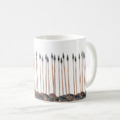 Panoply -ギリシャの重装歩兵のやりの分野 コーヒーマグカップ (正面右)