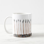 Panoply -ギリシャの重装歩兵のやりの分野 コーヒーマグカップ (左)