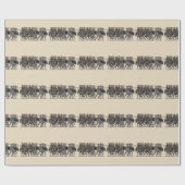 Panoply -タイルを張られる古代ギリシャ人の重装歩兵の戦い ラッピングペーパー (フラット)