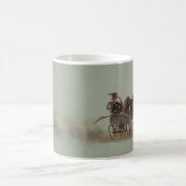 Panoply -古代ギリシャ人の一人乗り二輪馬車および馬 コーヒーマグカップ (中央)