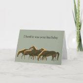 Panoply -古代ギリシャ人の馬の誕生日の群れ カード (正面)