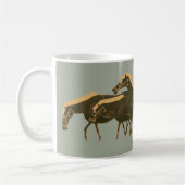 Panoply -牧草を食べている古代ギリシャ人のつぼ馬 コーヒーマグカップ (左)
