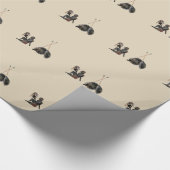 Panoply - wのヘルメットを坐らせている古代ギリシャ人の重装歩兵 ラッピングペーパー (角)