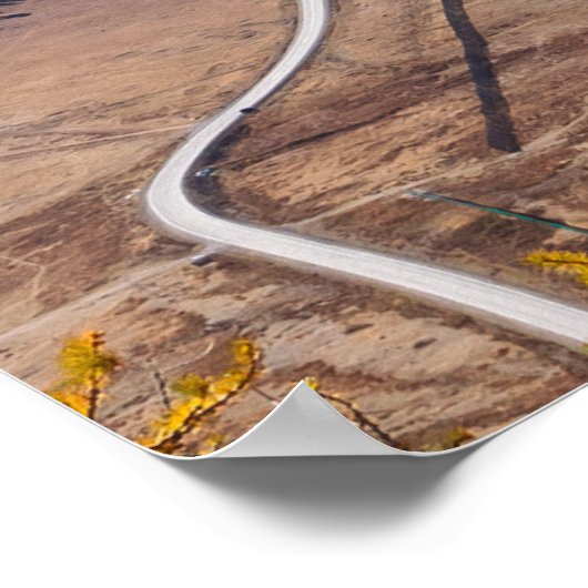 Panorama Altai Mountains and Chuya River. Altai. ポスター (角)