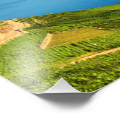 Panorama on Lavaux region, Vaud，スイス フォトプリント (角)