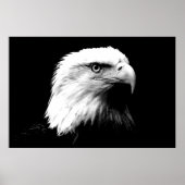 Panoramic Bald Eagle American Eagle Poster Print ポスター (正面)