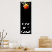 Panoramic Basketball Poster ポスター (キッチン)